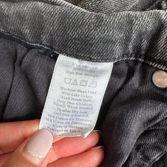 Everlane High Rise Straight Jeans - Picture 4 of 4